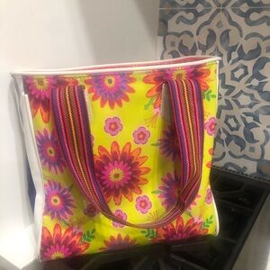 RARE Consuela Legacy Regular Tote Floral, Chartreuse 6813